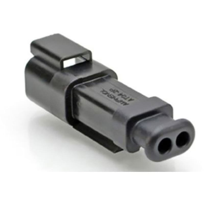 AT04-2P-SR01BLK Amphenol 自動車用コネクタ ATシリーズ メス 13A 黒 ケーブルマウント IP67 1袋(500個) AMPHENOL 【通販モノタロウ】