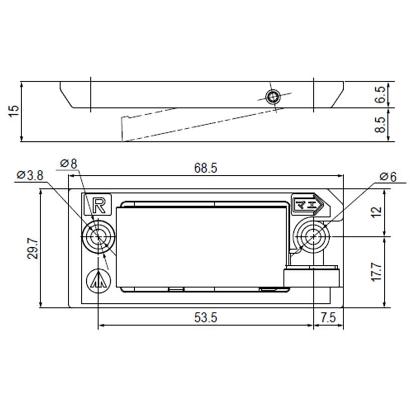 LG-0025 PFR-QD(引出用耐震ラッチ) 本体 LILIEL(リリエル) 右用