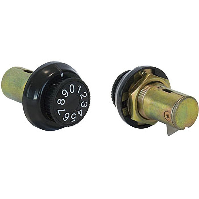 古い希少な鉄道?錠前その２（ボディーに「ＭＯＬＡ」の刻印） LN-0008 ミニダイヤル錠 可変式 1個 LILIEL(リリエル) 【通販