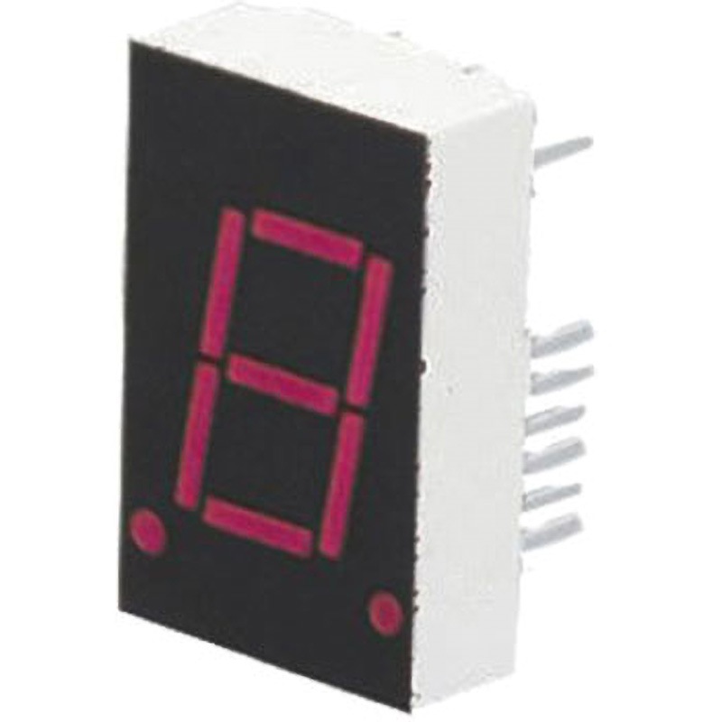 HDSP-N151 Broadcom 7セグメント 文字高 20.3mm 単桁 LED 数字表示器 1セット(120個) BROADCOM 【通販モノタロウ】