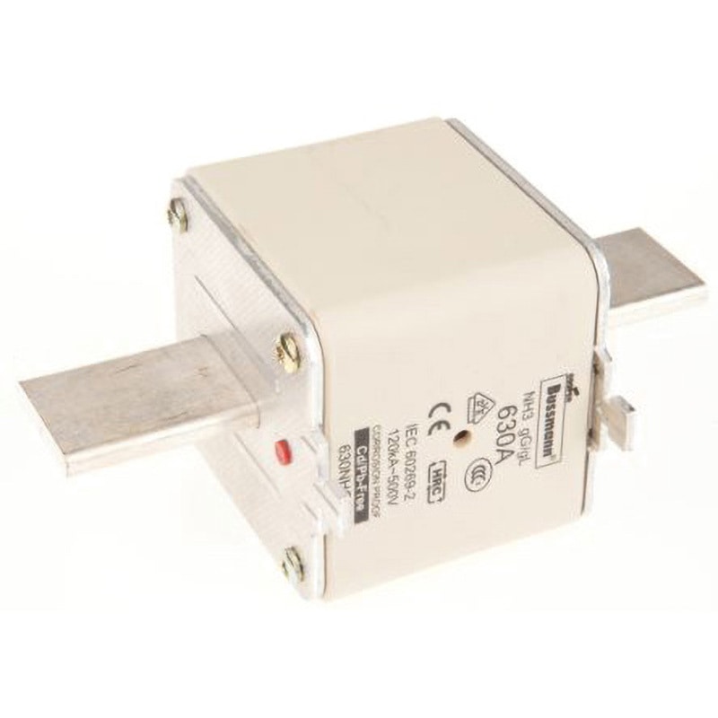 630NHG3B Cooper Bussmann ヒューズリンク COOPER BUSSMANN AC500V 630A サイズ75×70×75mm 1個 5,518円