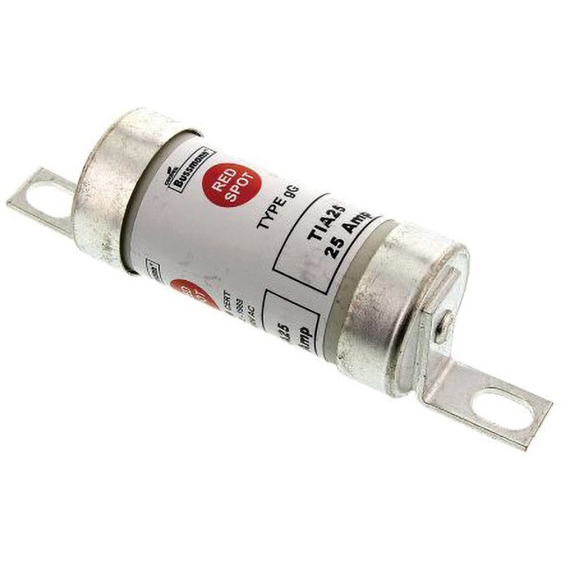 TIA25 Cooper Bussmann 英国規格ヒューズ COOPER BUSSMANN AC660V 25A リード線無 ボルト取付 サイズΦ22.2×56.4mm 1袋(5個)