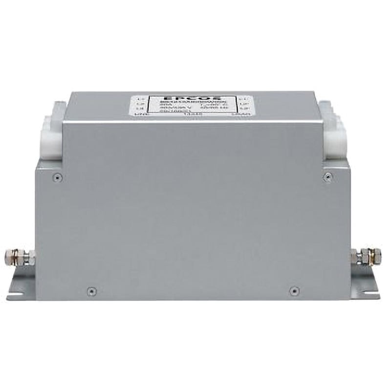 B84243A8008W000 EPCOS EMCフィルタ (パワーラインフィルタ) 三相 8A シャーシーマウント 4.8 mA 1段 14mΩ EPCOS 1個 B84243A8008W000