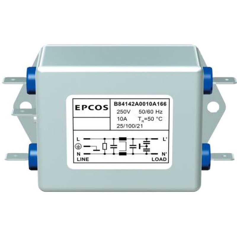 B84142A0020R000 EPCOS RFIフィルタ 単相 10A フランジマウント 1箱(8個) EPCOS 【通販モノタロウ】