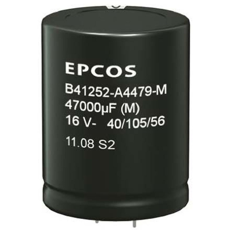 B41252A9478M000 EPCOS アルミ電解コンデンサ 1袋(60個) EPCOS 【通販モノタロウ】