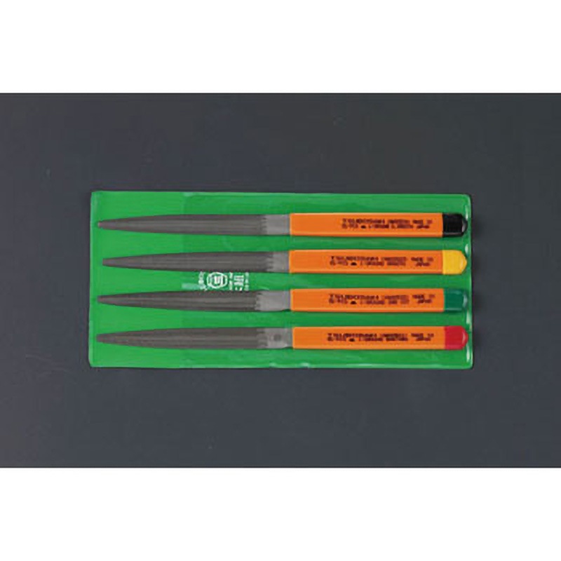 EA521TN-12 185mm やすり(半丸・4本組/粗・中・細・油目) エスコ 1個 EA521TN-12