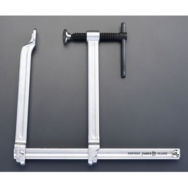 EA526TX-8 0-200mm/200mm F型クランプ(ロングリーチ) 1個 エスコ 【通販モノタロウ】