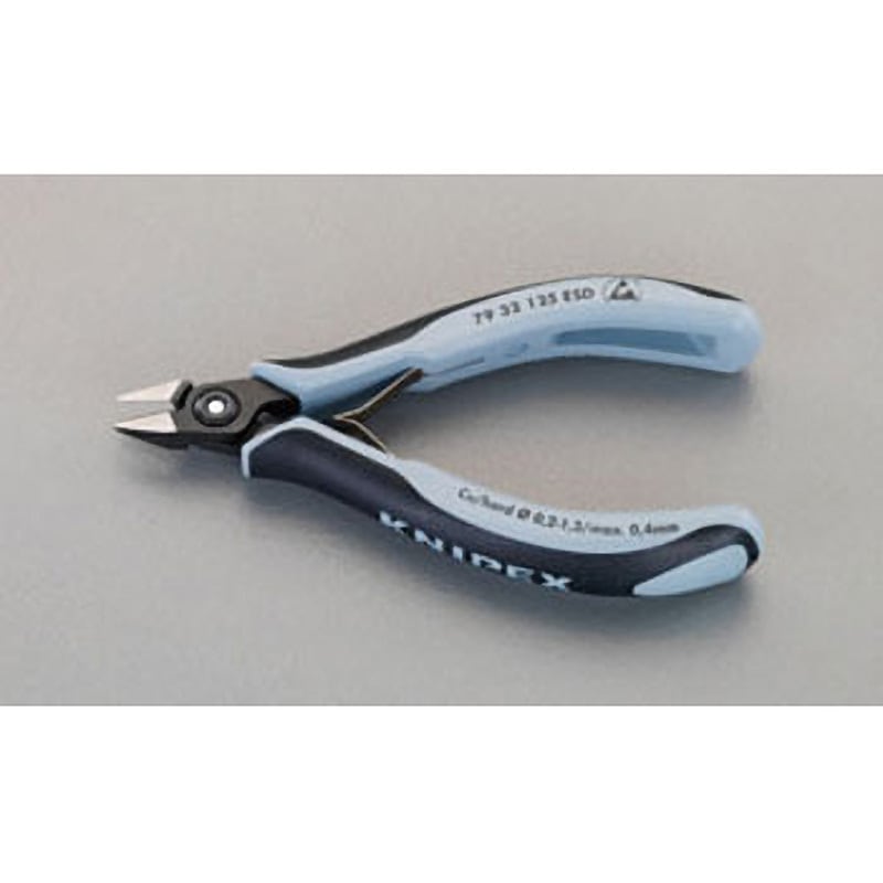 EA535KG-15 125mm 精密用ニッパー(ESDグリップ/バネ付) 1個 エスコ 【通販モノタロウ】