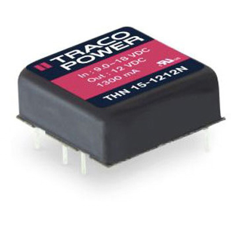 THN 15-2412N DC/DC Converter Isolated 12V 15W 1個 TRACO POWER 【通販モノタロウ】