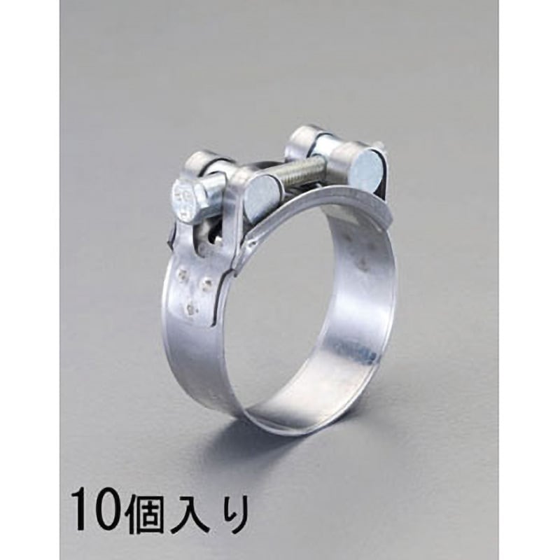 EA463SC-79 74-79mm Tボルトクランプ(10個) エスコ バンド幅24mm  EA463SC-79