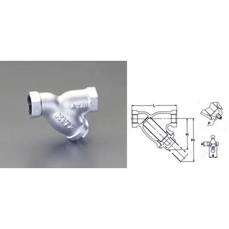 EA465AM-14 1・1/2” ストレーナー(ダクタイル鋳鉄製) 1個 エスコ 【通販モノタロウ】 9,779円