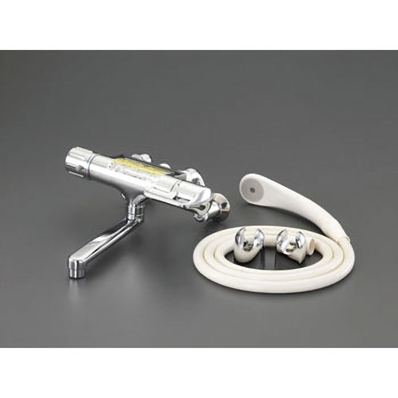 EA468CX-2 PJ 1/2” サーモスタット シャワー付 混合栓 1個 エスコ 【通販モノタロウ】