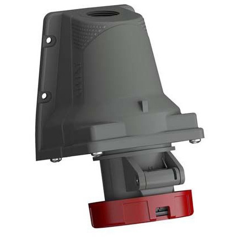 2CMA101253R1000 - 432ERS6W ABB 電源コネクタ (産業用コネクタ ) Easy & Safeシリーズ ウォールマウント ソケット 赤 ABB 1個 2CMA101253R1000 - 432ERS6W