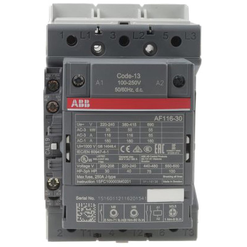 1SFL427002R1311 ABB 電磁接触器 AF116シリーズ 1個 ABB 【通販モノタロウ】