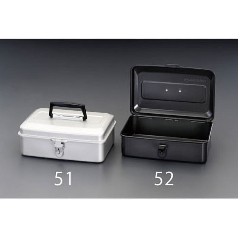 EA504AB-51 250x162x93mm 工具箱(スチール製/シルバー) 1個 エスコ