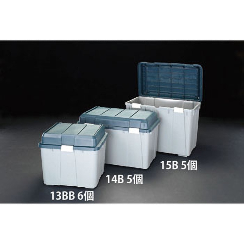 EA505-14B 780x460x490mm 収納ケース(樹脂製/5個) エスコ 容量100L