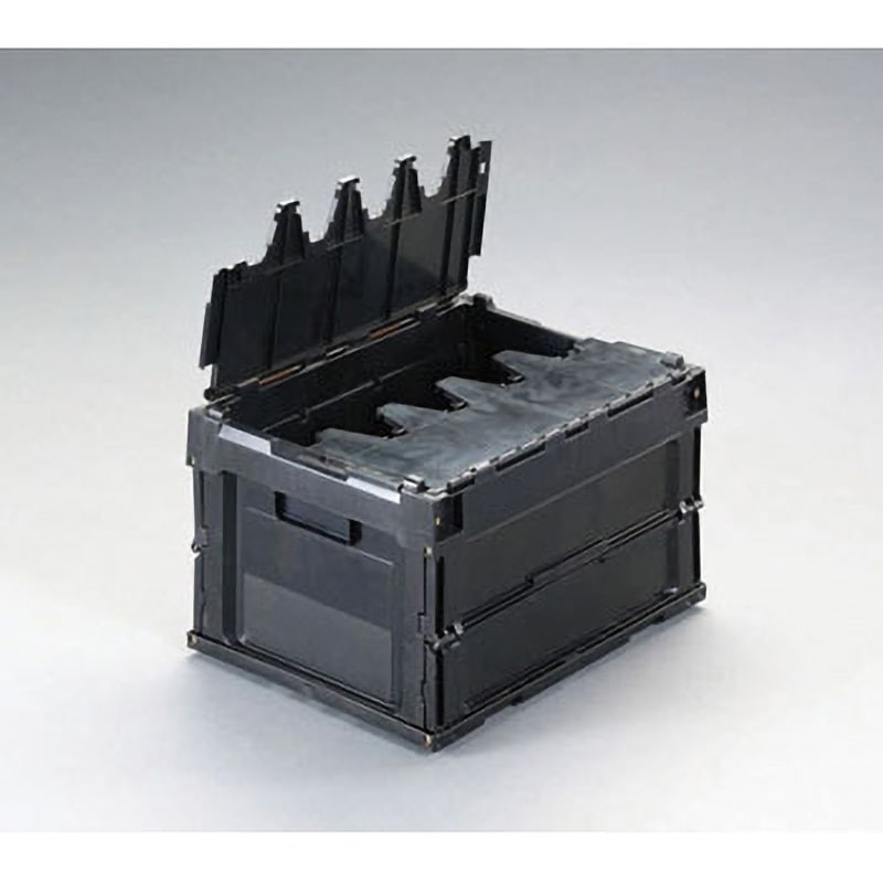 EA506AE-30A 380x305x237mm/20.8L ハイテク折コン/ESD エスコ フタのあり