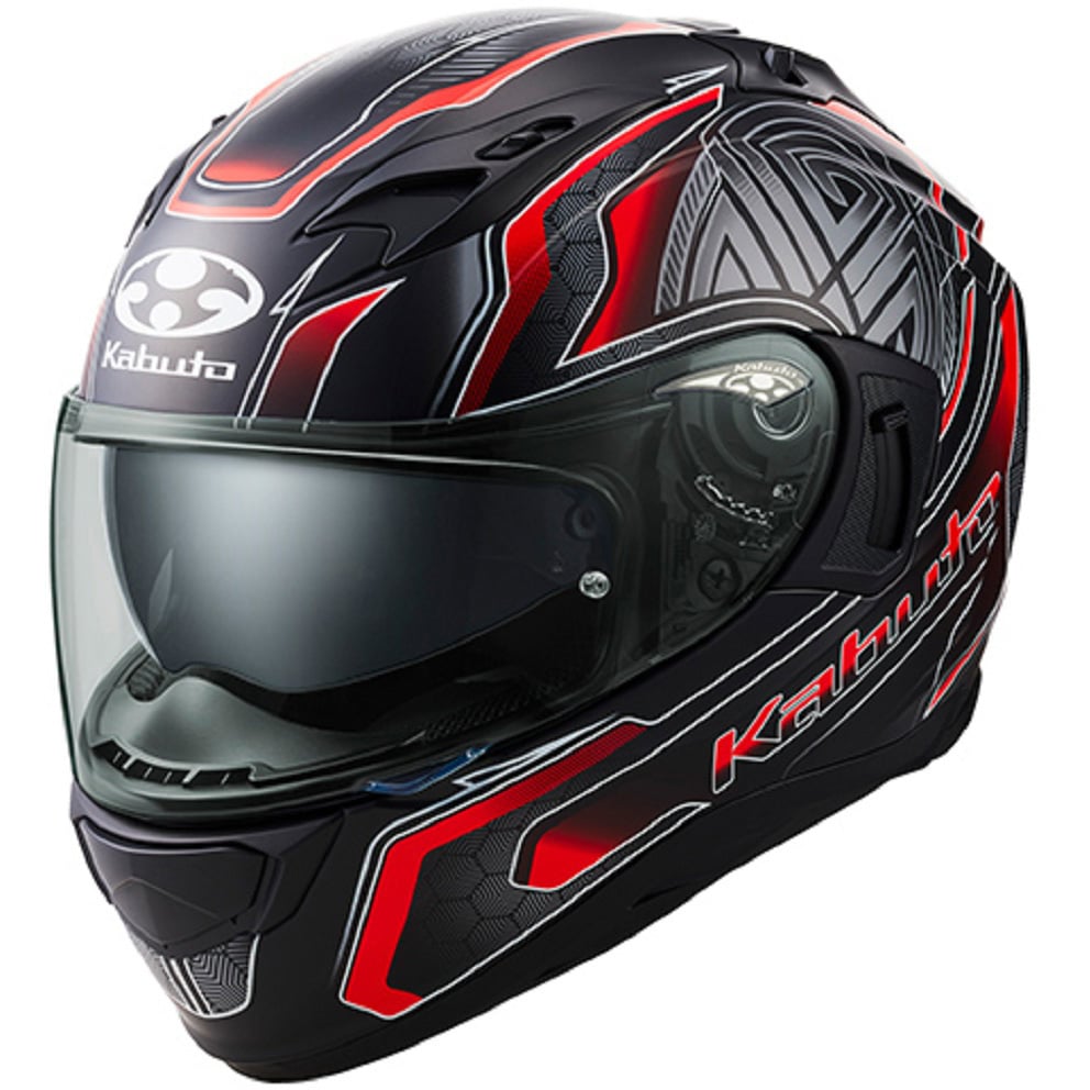 カムイ3 さークル　フラットブラックレッド KAMUI3 CIRCLE OGK KABUTO フラットブラックレッド色 XS