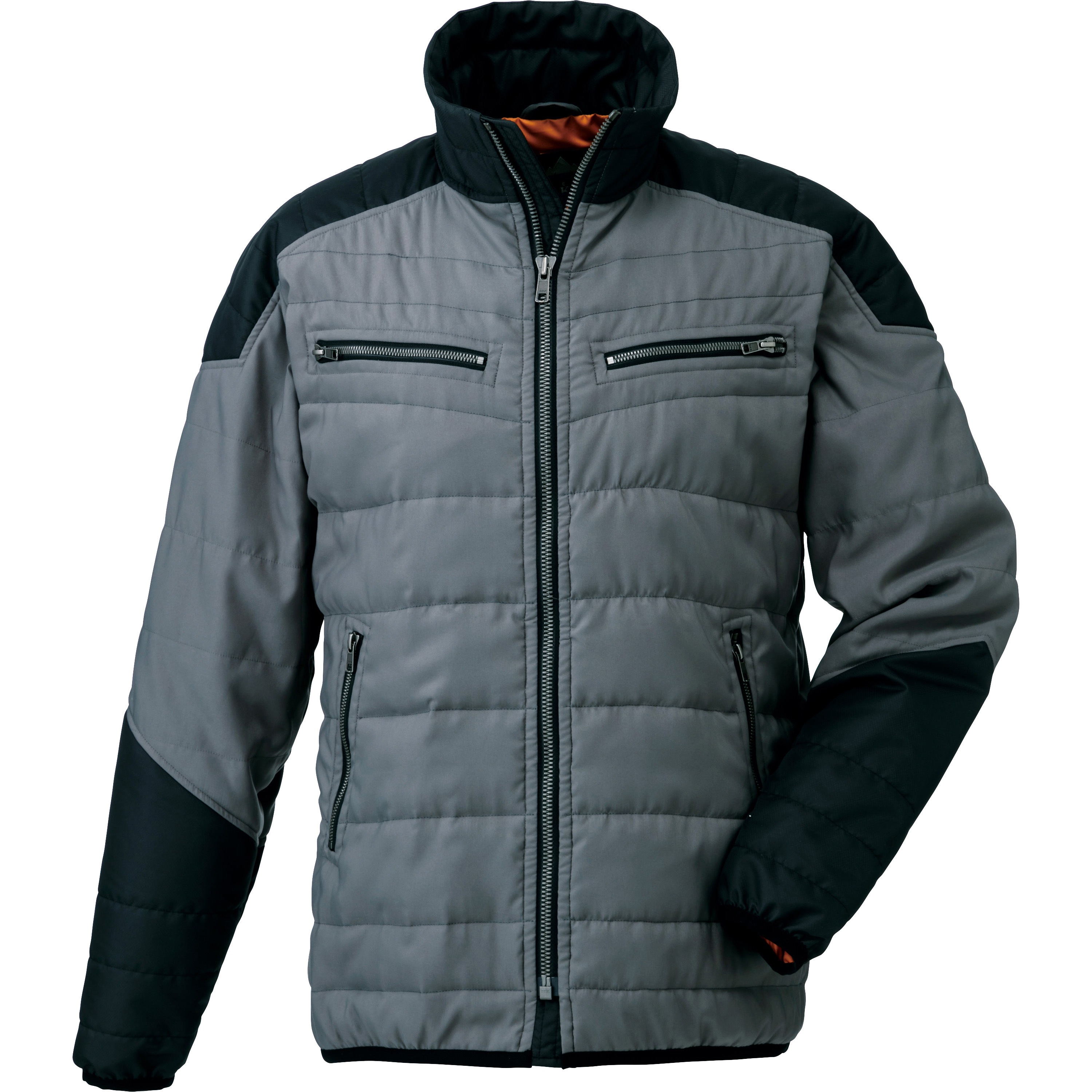 1550-39-S RAKAN 防寒ジャケット 1550 日新被服 軽量・吸湿発熱 グレー色 S着丈66cm