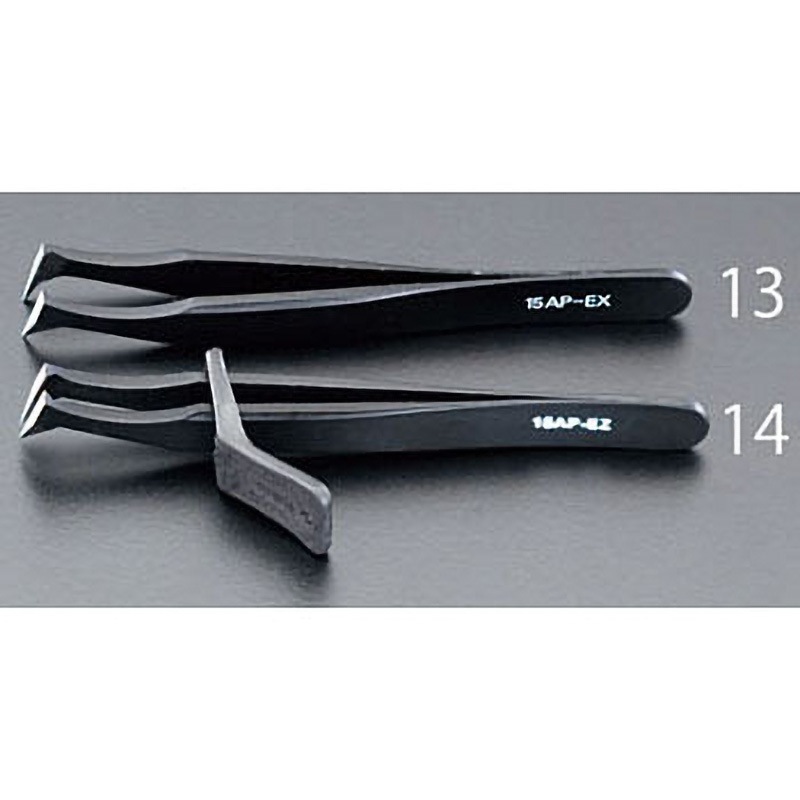 EA595AL-14 10.0x115mm カッティングピンセット(カーボンスチール製) 1個 エスコ 【通販モノタロウ】