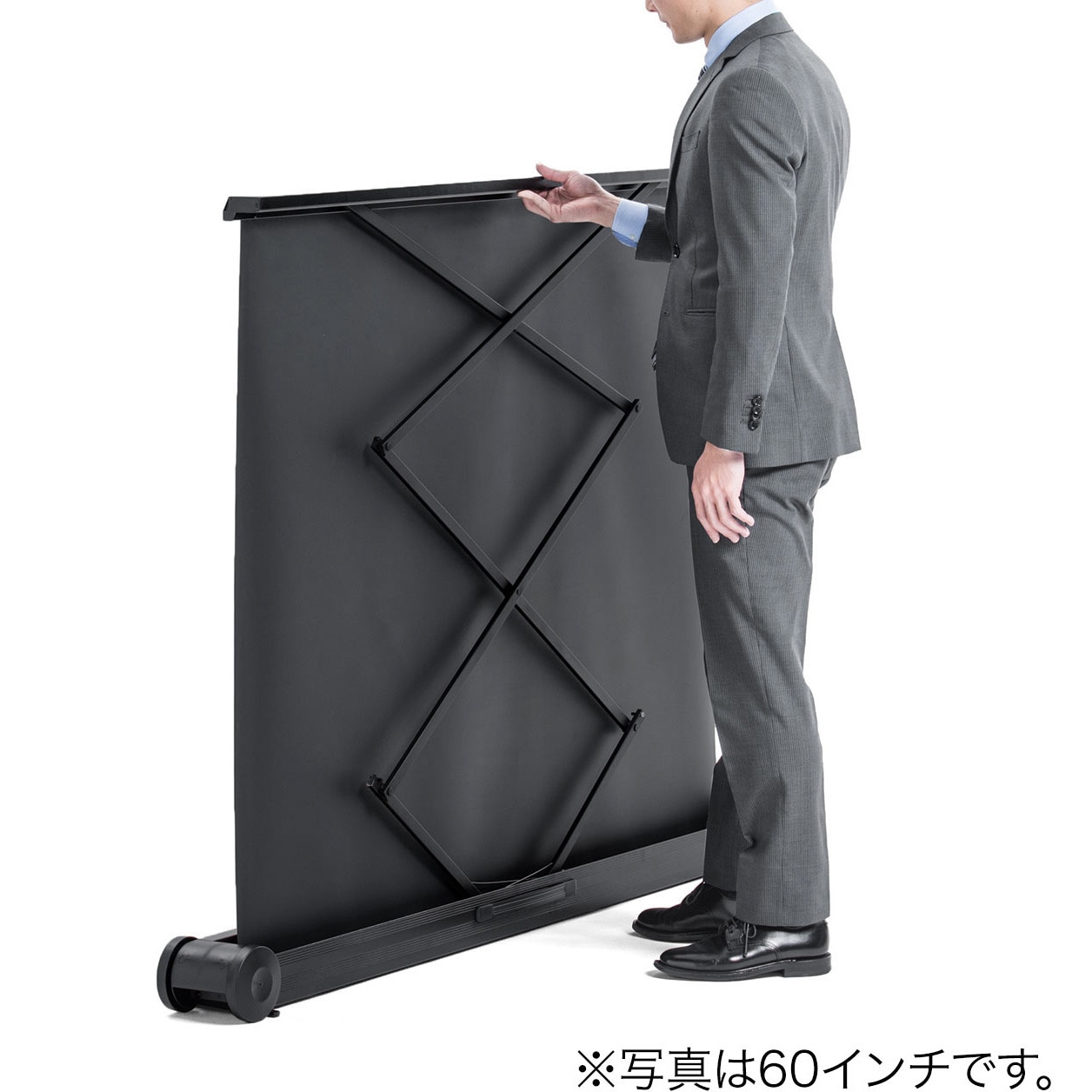 サンワ プロジェクタースクリーン 80インチ 16:9 100-PRS014 Amazon