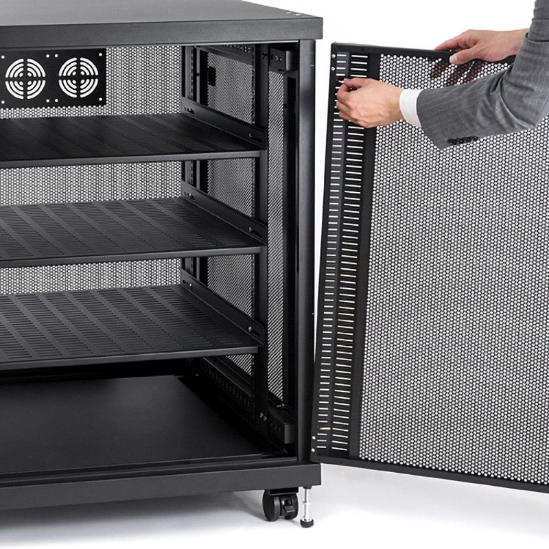 ■SANWA 機器収納ボックス(H1000) CPSBOX3(2032495)[送料別途見積り][法人・事業所限定][外直送]