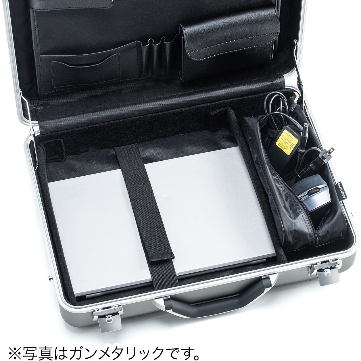 サンワサプライ 200-BAG155BK アルミ アタッシュケース 未使用 サンワダイレクト本店 サンワサプライ【オフィス・PC周辺通販】