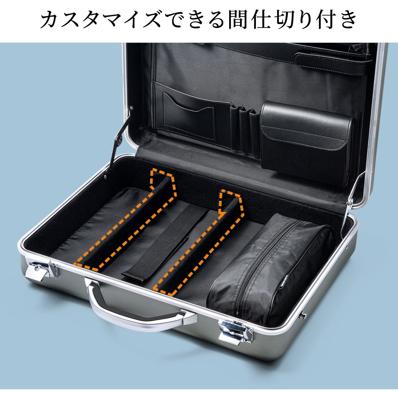 200-BAG155GM アルミアタッシュケース 1個 サンワダイレクト 【通販