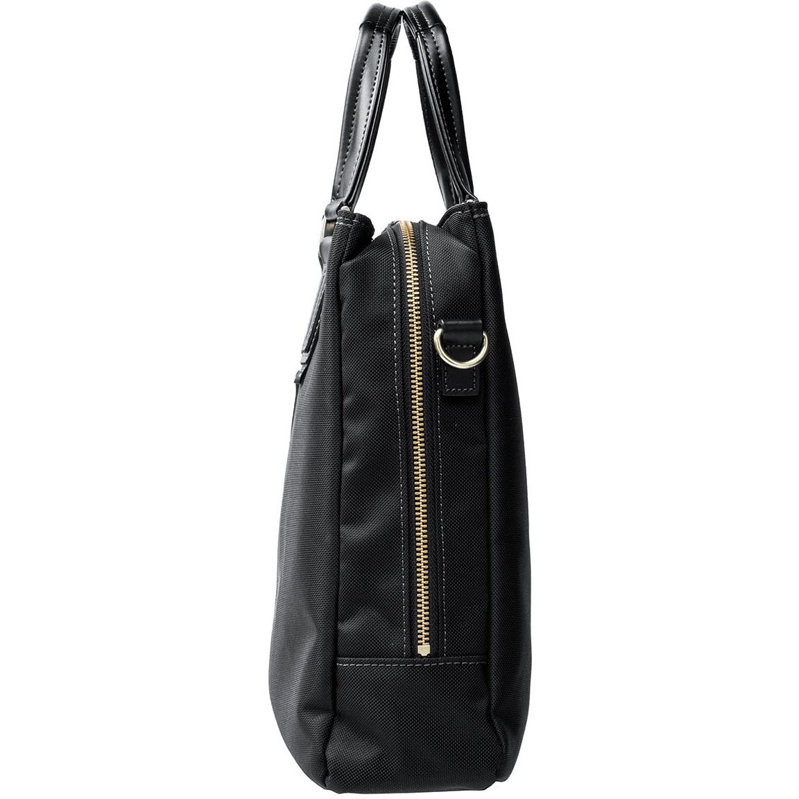 200-BAG157BK 日本製ビジネスバッグ(3方ファスナー) サンワダイレクト