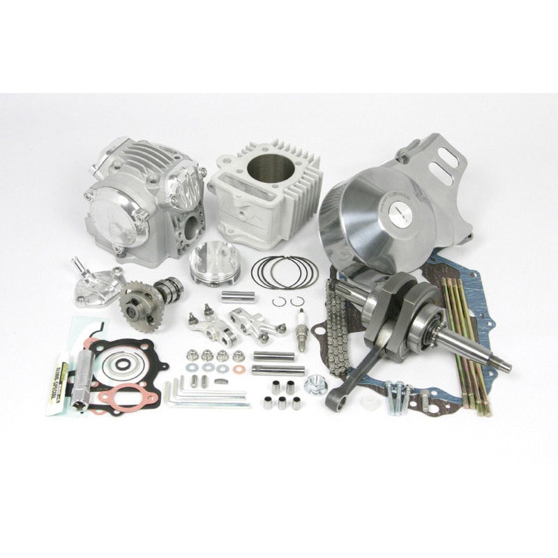 ホンダ ゴリラ 武川Rヘッド 88cc 武川5速ミッション ヨシムラマフラー F.Rアルミ ビチューボ モンキー nsr シャリー ダックス 静岡 浜松 Webike | SP武川 SPタケガワ Super Head-4V+R コンプリートエンジン