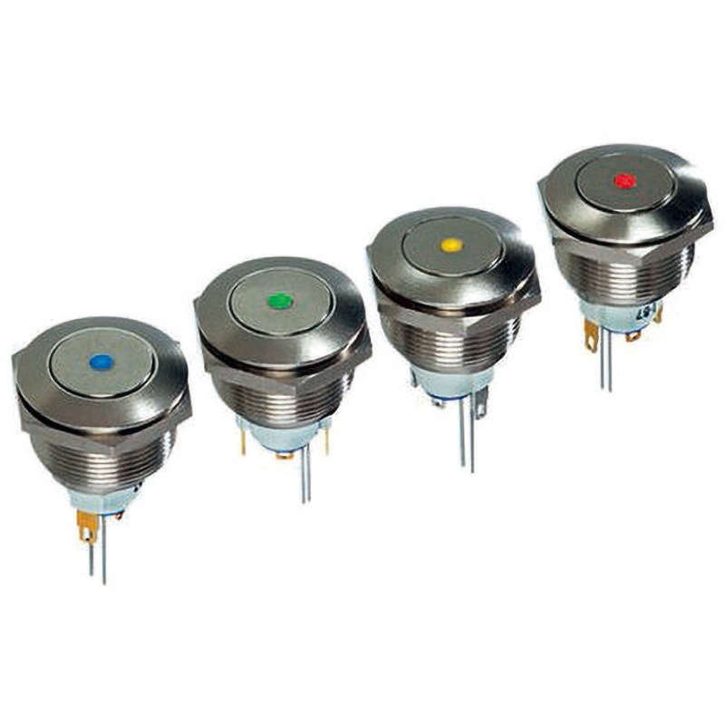 AV031L6EA240K Apem 押しボタンスイッチ 2A @ 48V dc 保持 APEM LED色:赤  1個 AV031L6EA240K 5,479円