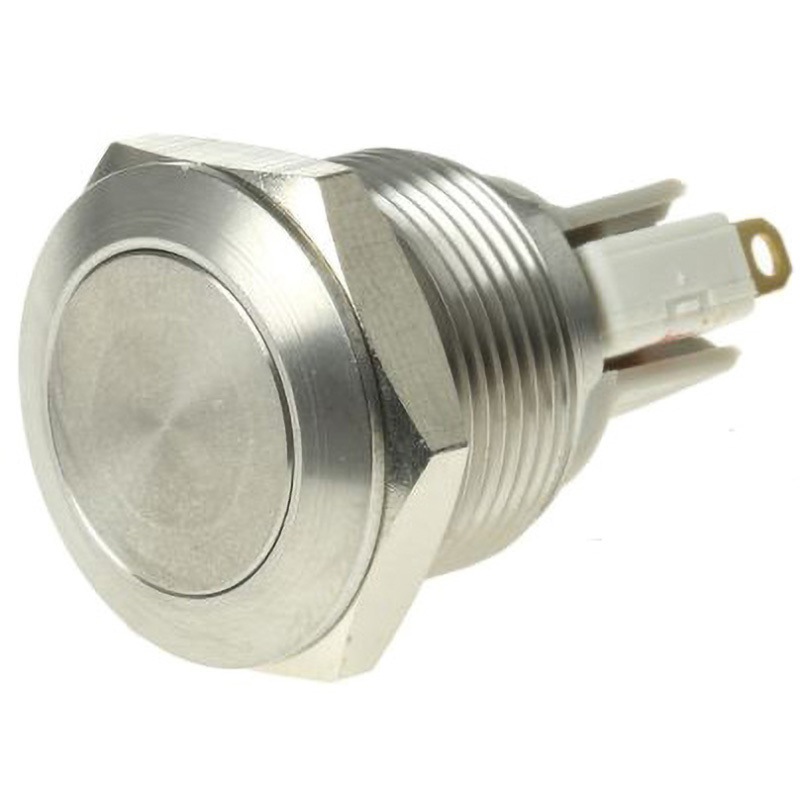 AV19LP407 Apem 押しボタンスイッチ 5 A @ 250 V ac モーメンタリ パネルマウント 単極双投(SPDT) IP65 1個 APEM 【通販モノタロウ】