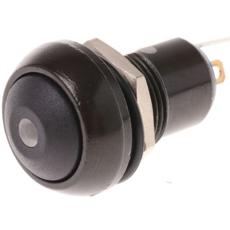 IPR1SAD2LOG Apem 押しボタンスイッチ 5 A @ 28 V dc ラッチ パネルマウント IP67 APEM コンタクト定格電流(A):2@125Vac LED色:緑  1個 IPR1SAD2LOG