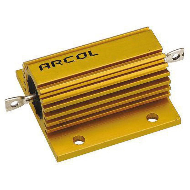 HS75 R1 J Arcol 大電力用 メタルクラッド抵抗器 75W 100mΩ ARCOLECTRIC アルミハウジング 巻線 許容差±5%