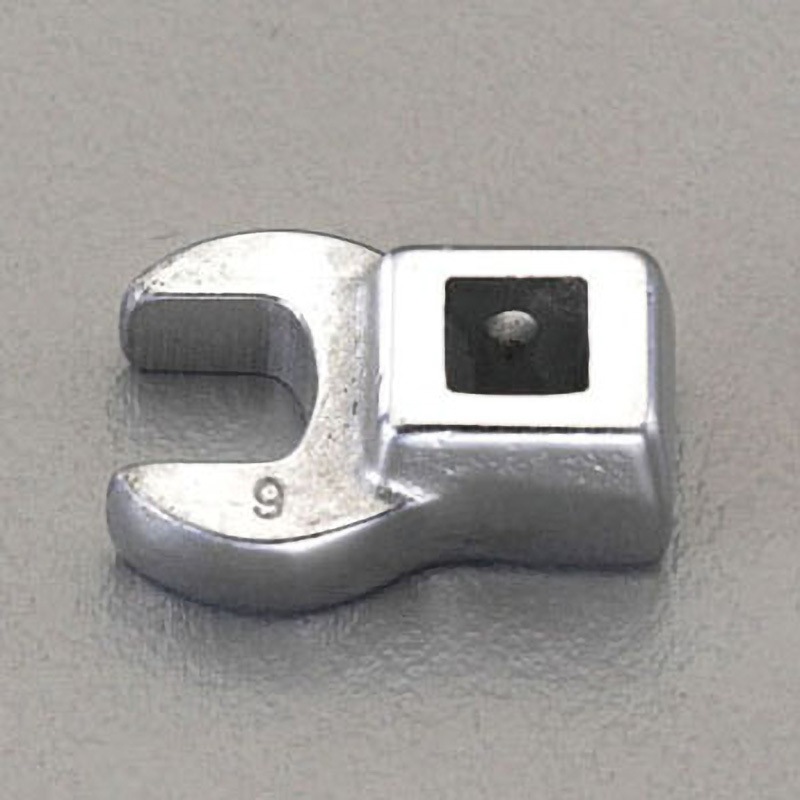 EA617YS-9 1/4"sqx 9mm [CROW-FOOT]スパナ 1個 エスコ 【通販モノタロウ】