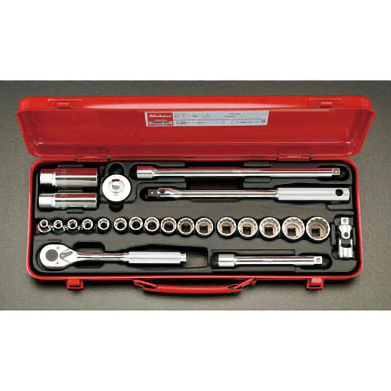 EA618B-11 3/8"sq ソケットレンチセット 1個 エスコ 【通販モノタロウ】