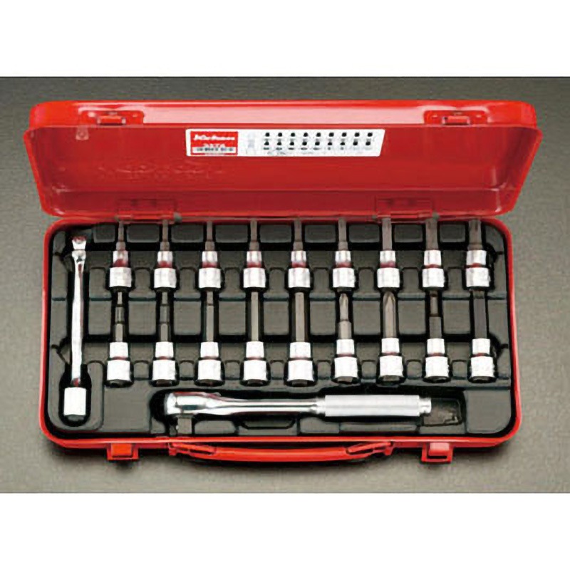 EA618B-30 3/8"sq [INHEX・Torx]ビットソケットセット 1個 エスコ 【通販モノタロウ】