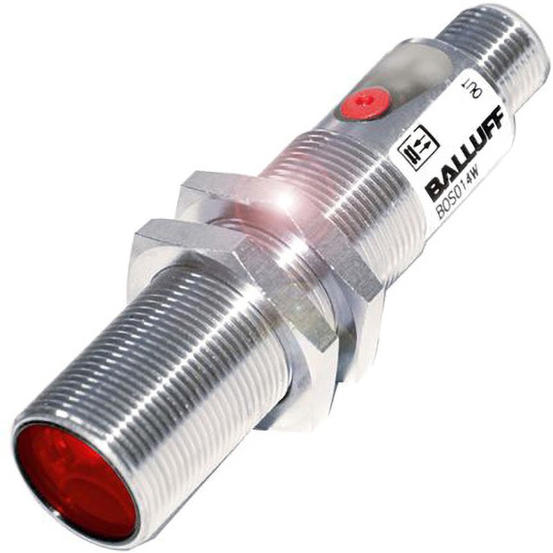 BOS 18M-PA-PR20-S4S BALLUFF 光電センサ バレル形 BALLUFF 埋込型 出力方式PNP IP67 ターミナルタイプ4ピンコネクタ  1個 BOS 18M-PA-PR20-S4S
