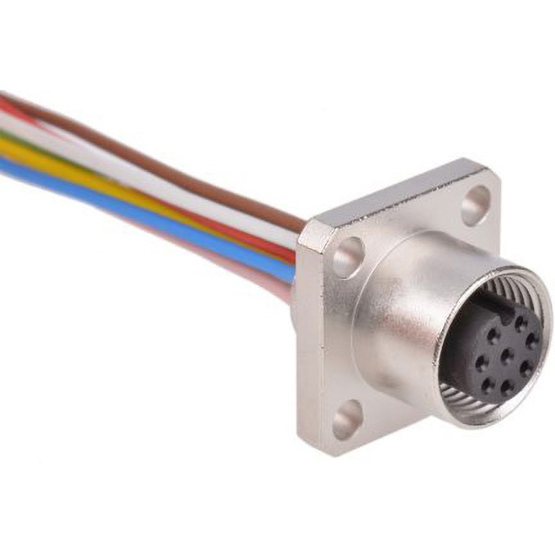 09-3488-00-08 Binder ケーブル  メス BINDER(ビンダー) ソケット 併用可能製品M12 Sensor Connectors  1個 09-3488-00-08