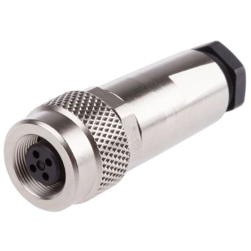 99-0410-10-04 Binder 丸形コネクタ 712シリーズ BINDER(ビンダー) はんだ 125V IP67 コンタクト数4 ストレート ケーブルマウント 3A  1個 99-0410-10-04