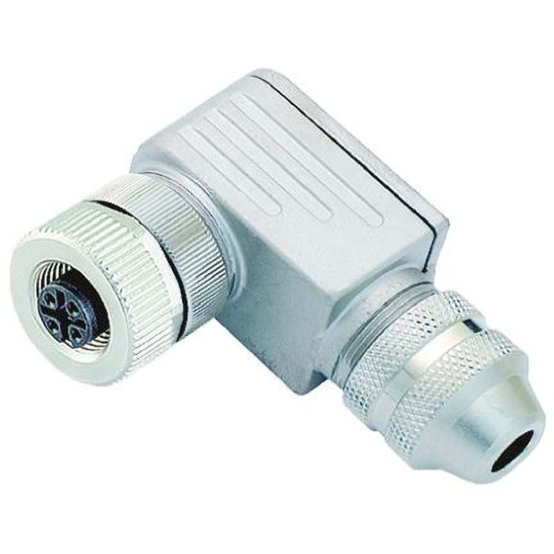 99-1436-824-05 Binder 丸形コネクタ 713シリーズ BINDER(ビンダー) コンタクト数5 ライトアングル ケーブルマウント 4A  1個 99-1436-824-05