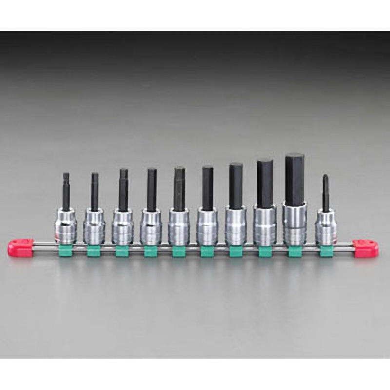 EA618RX 1/2"sq Hexビットソケットセット 1個 エスコ 【通販モノタロウ】