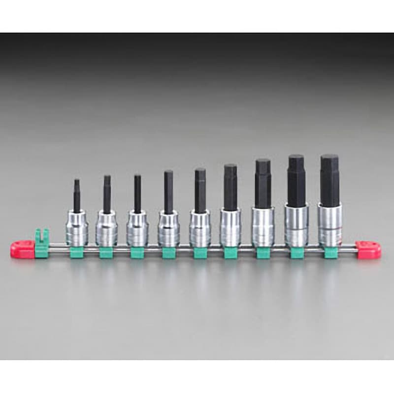 EA618RX-100 1/2"sq Hexビットソケットセット 1個 エスコ 【通販モノタロウ】 17,100円