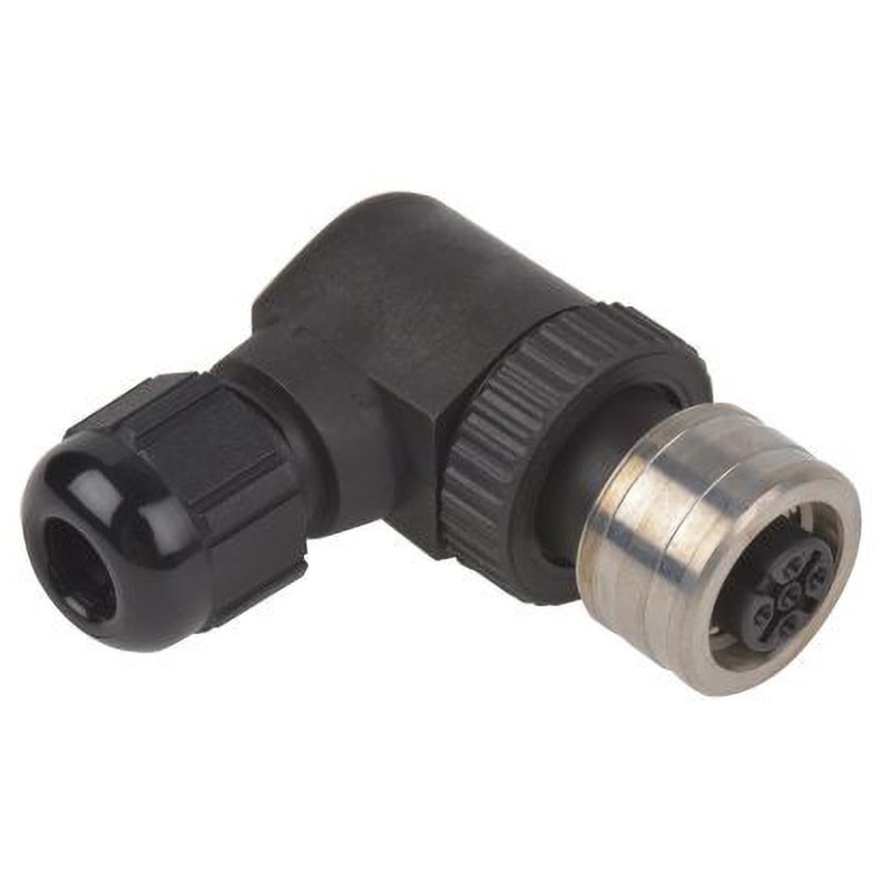 1200850016 Brad 丸形コネクタ 120085シリーズ BRAD 4A ライトアングル ソケット IP67， IP68 メス  1個