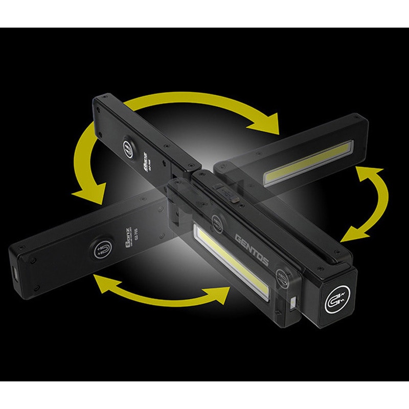 GZ-705 ガンツ 2面発光折りたたみバーライト小 GENTOS LED マグネット