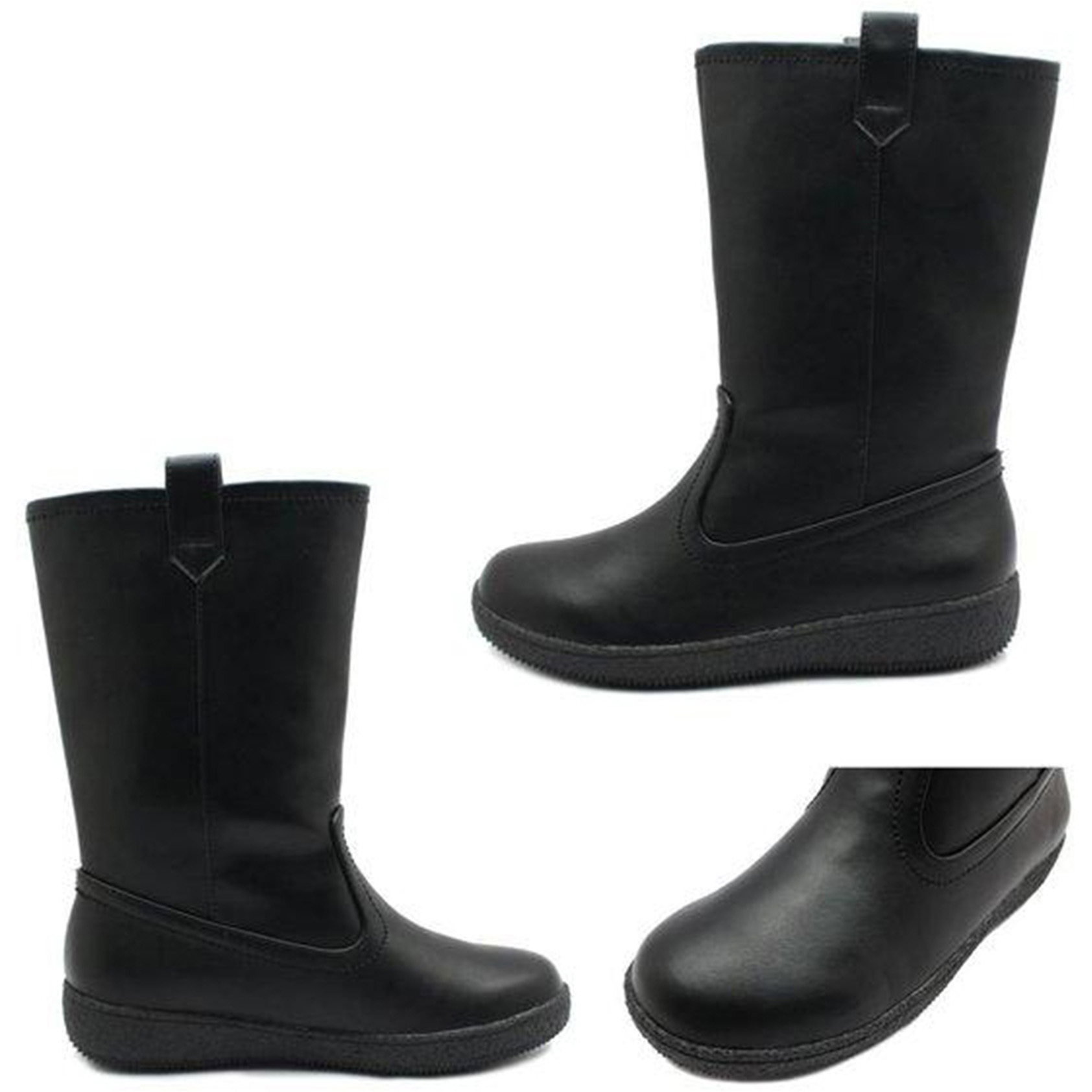 KH12738 スノーブーツ KH12738 BL ダテハキ ブラック色 サイズ23.5cm