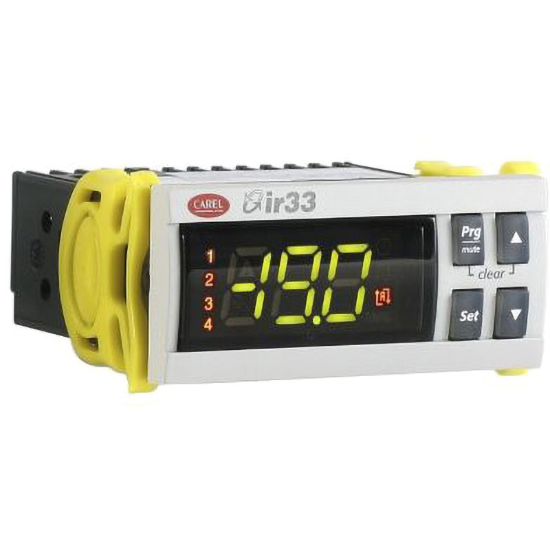 IR33B7LR20 Carel 温度調節器 (PID制御) アナログ、リレー CAREL 電源電圧(V):24ac/dc，115→230ac，12→24ac/dc IP10， IP65 標準プラグ  1個 IR33B7LR20
