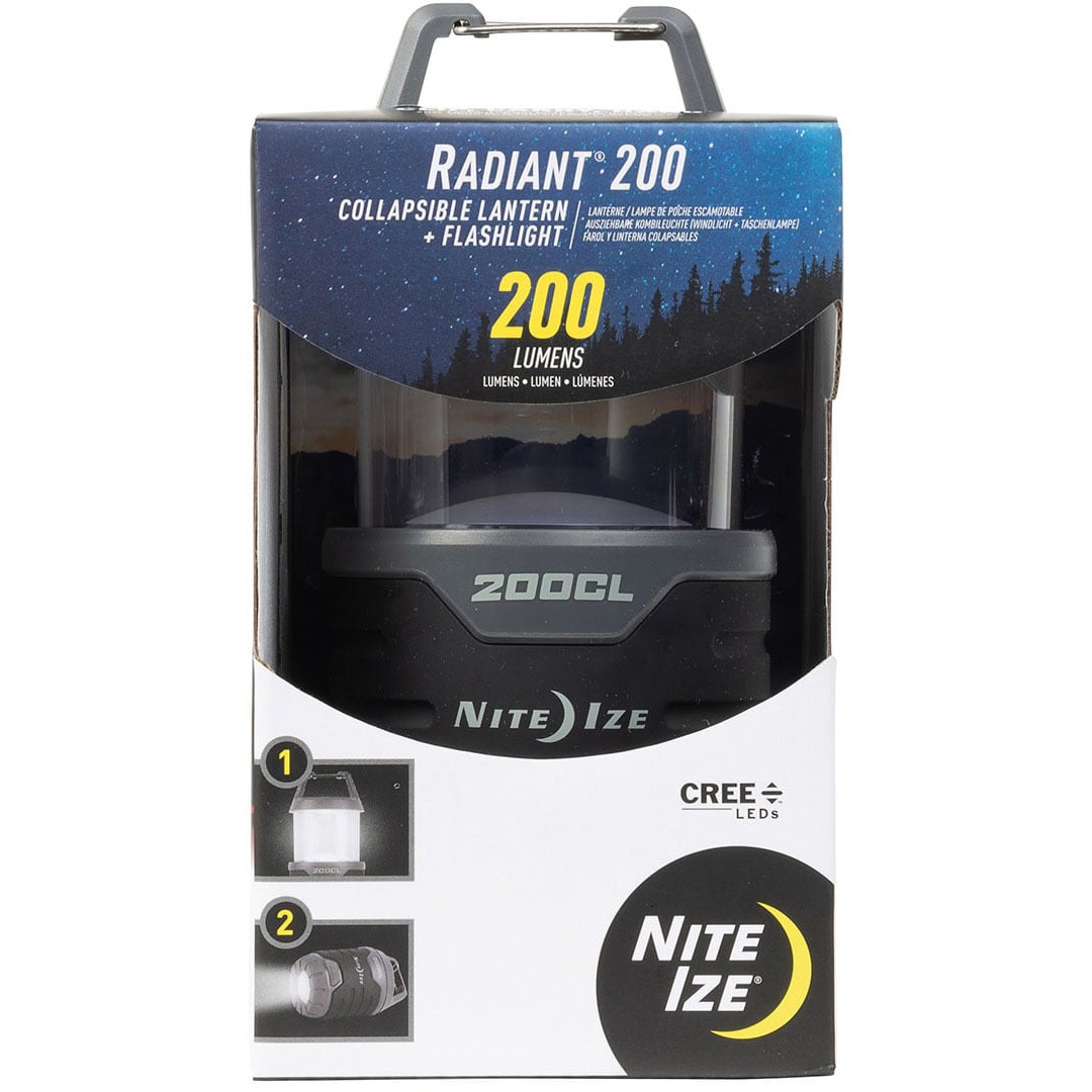 NI04223 レイディアント 200ランタン+フラッシュライト NiteIze 単3電池×4本(別売) LED