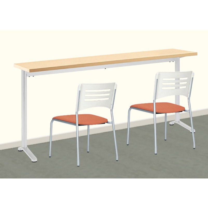 カウンター テーブル HD-H1845K-OW カウンターテーブル ニシキ工業 オフホワイト色 組立式