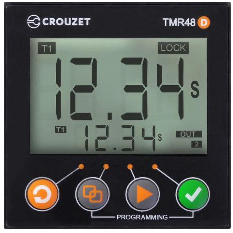 MDE1R05MVA Crouzet 遅延リレー オンディレー パネル取付 CROUZET Syr-Lineシリーズ プラグイン 電源電圧(V):100→240ac/dc SPDT タイマ機能6 5A  1個 MDE1R05MVA